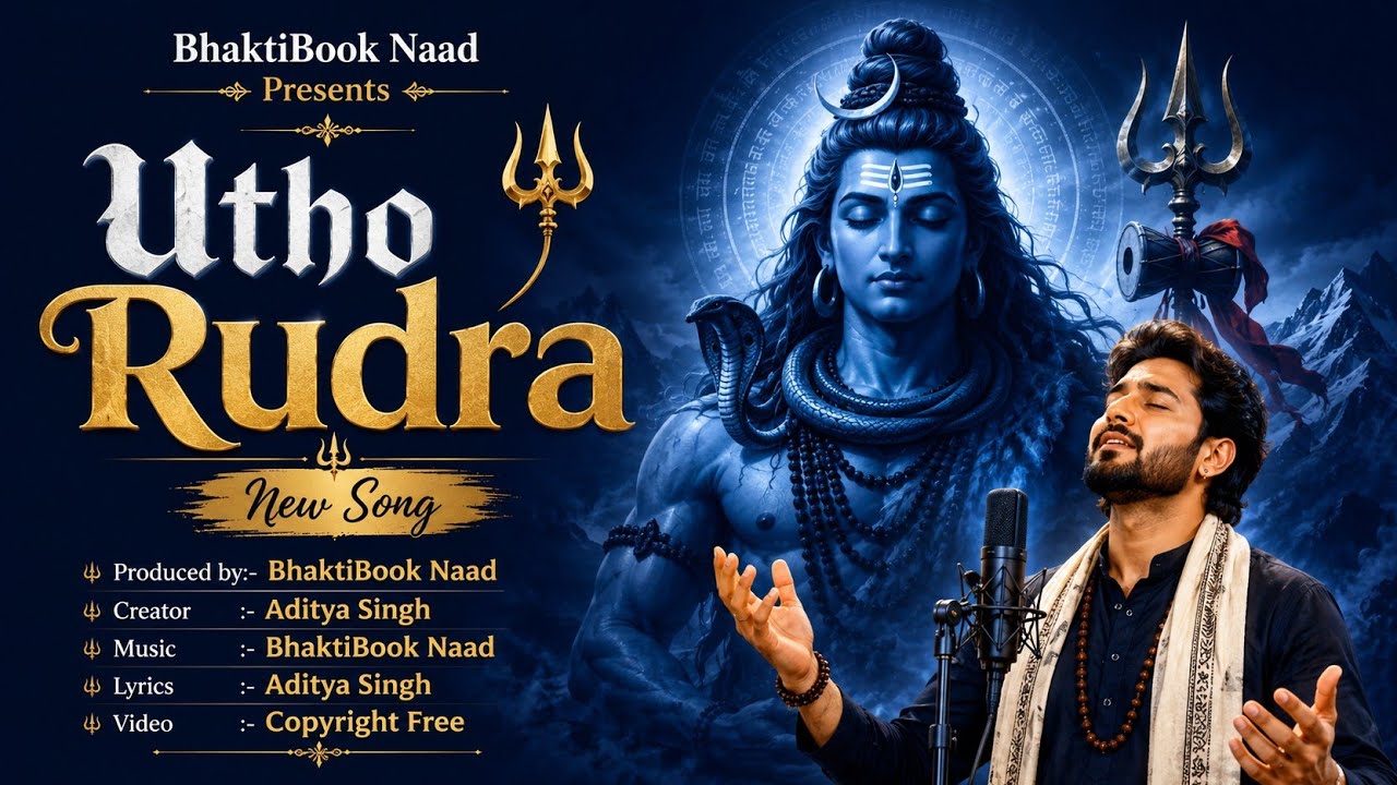 Utho Rudra 🔥 | Mahadev Devotional Song 2026 | BhaktiBook Naad | Copyright Free 