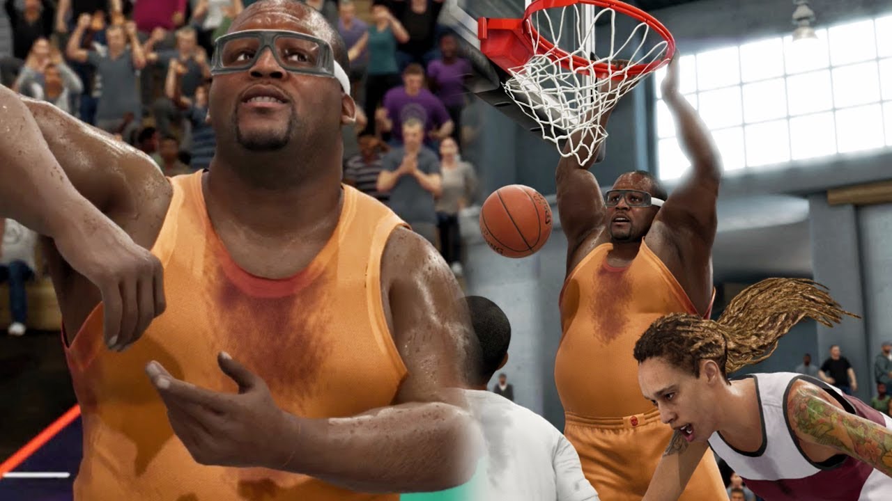 Сливочный Биггамс забивает мяч сверху через Бриттни! NBA Live 19 Live Run Gameplay