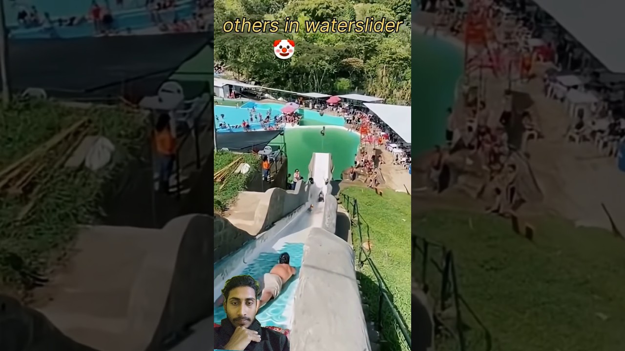 others in waterslider ☠️💀 