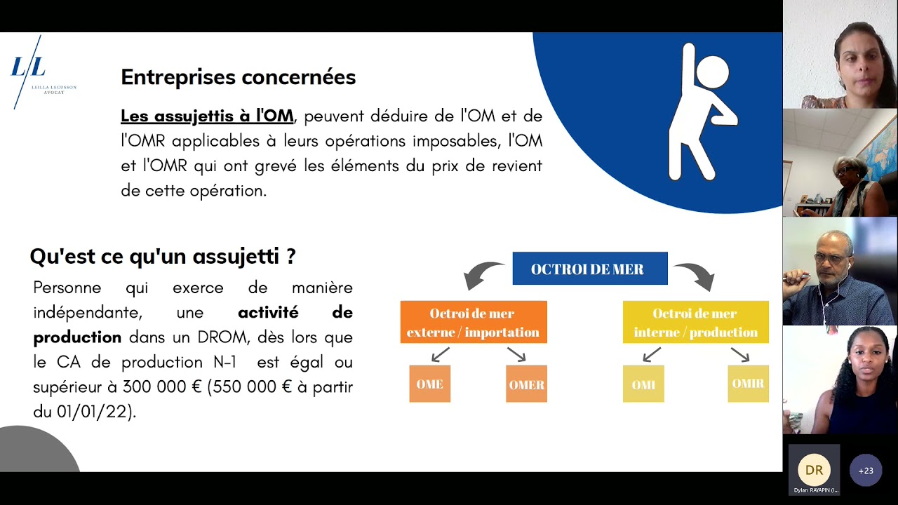 Webinaire - Octroi de mer