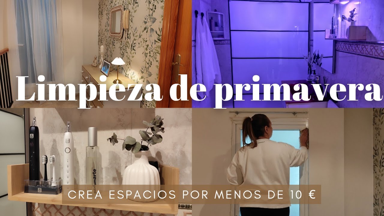 MOTIVATE CONMIGO🧽LIMPIEZA DE PRIMAVERA 🌸 +como decore mi baño ,con solo 10€🥰