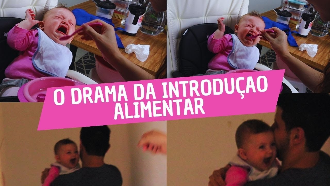 MINHA MAE NAO SABE ME DAR PAPINHA! 🤣​PRIMEIRO DIA DA INTRODUÇAO ALIMENTAR E NAO DEU MUITO CERTO