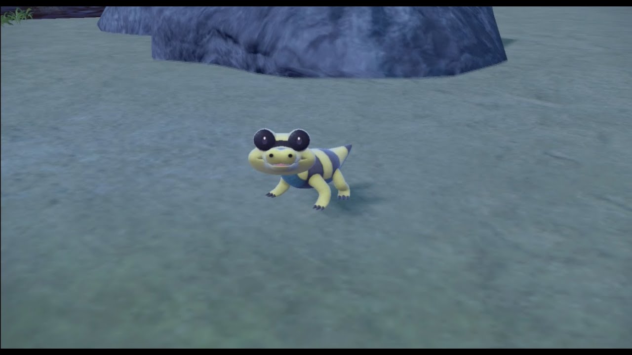 Random Shiny Sandile In Pokemon Scarlet and Violet
