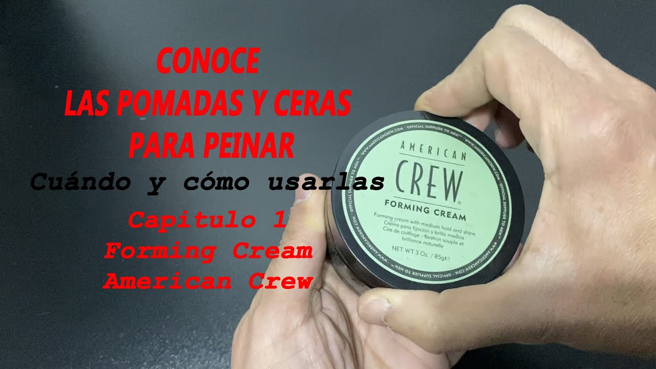 CÓMO USAR la FORMING CREAM de American Crew!!!