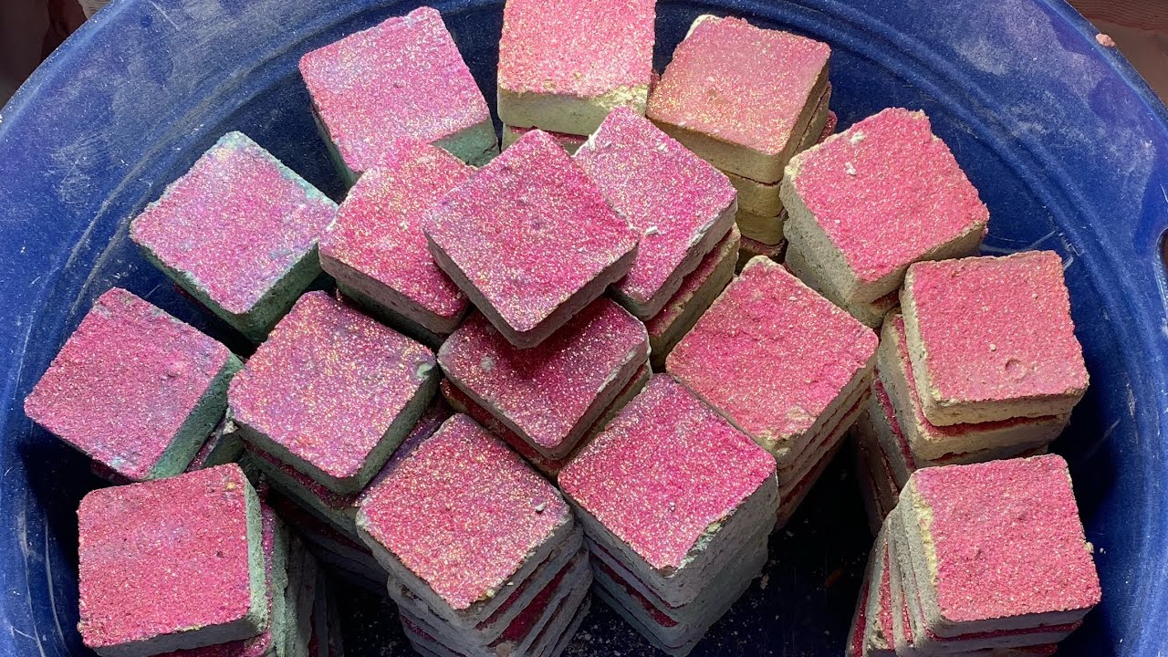 100 Reformed Gym Chalk Squares | #ASMRMassCrushWeek