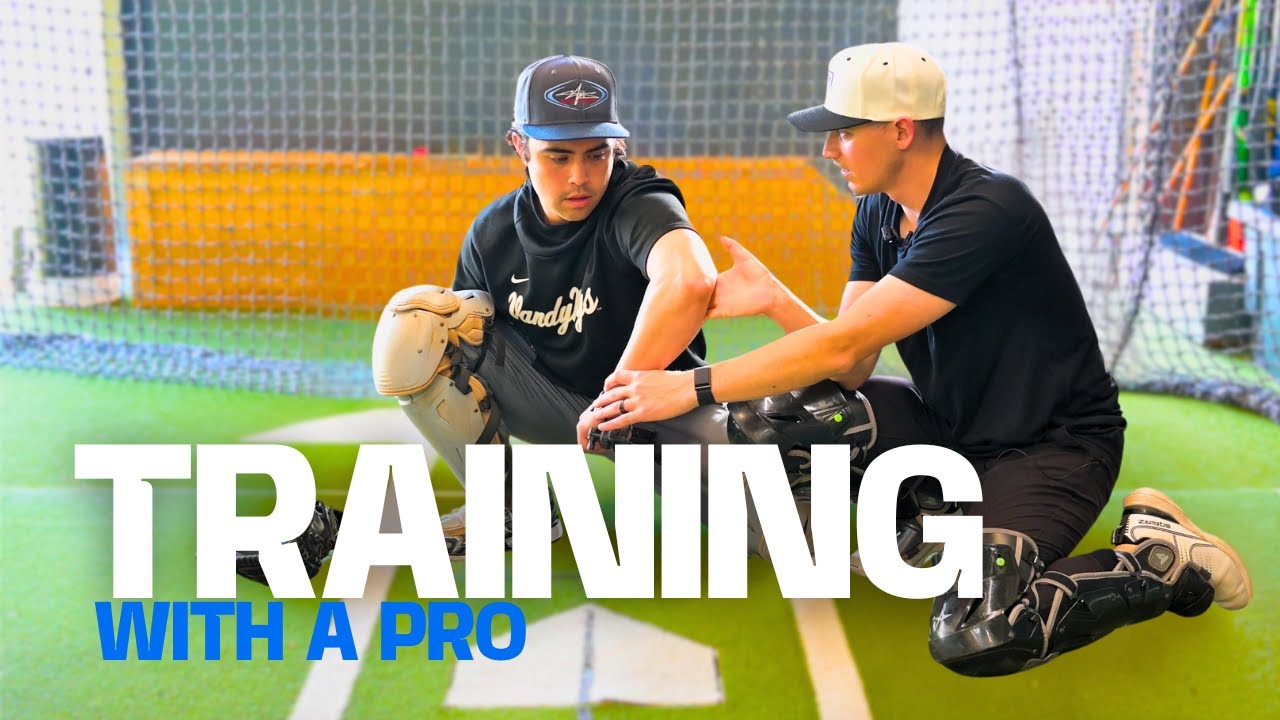 Behind the Scenes of a PRO Catcher Training Session (Receiving/Throwing)