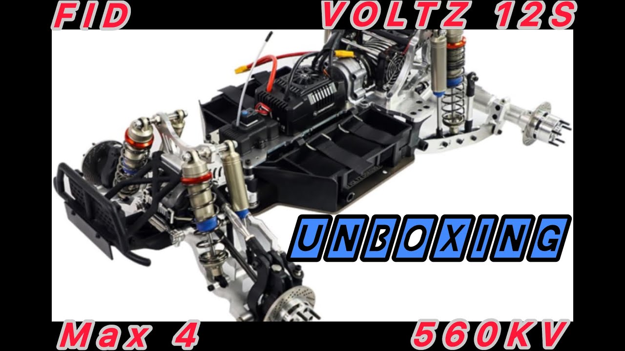 50-funtowy Goliath 12S ARTR FID VOLTZ. Zestaw Hobbywing Max4🤯