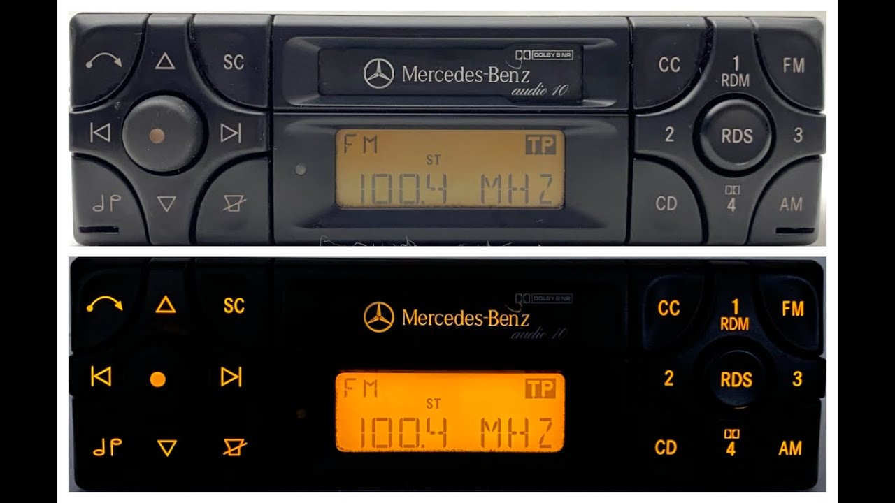 Mercedes Benz Becker Audio 10 BE 3100 Car Cassette Radio Player - For Sale