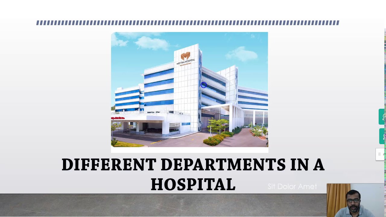 Different Departments in Hospital : VHSE MET Chapter 1 Part 2
