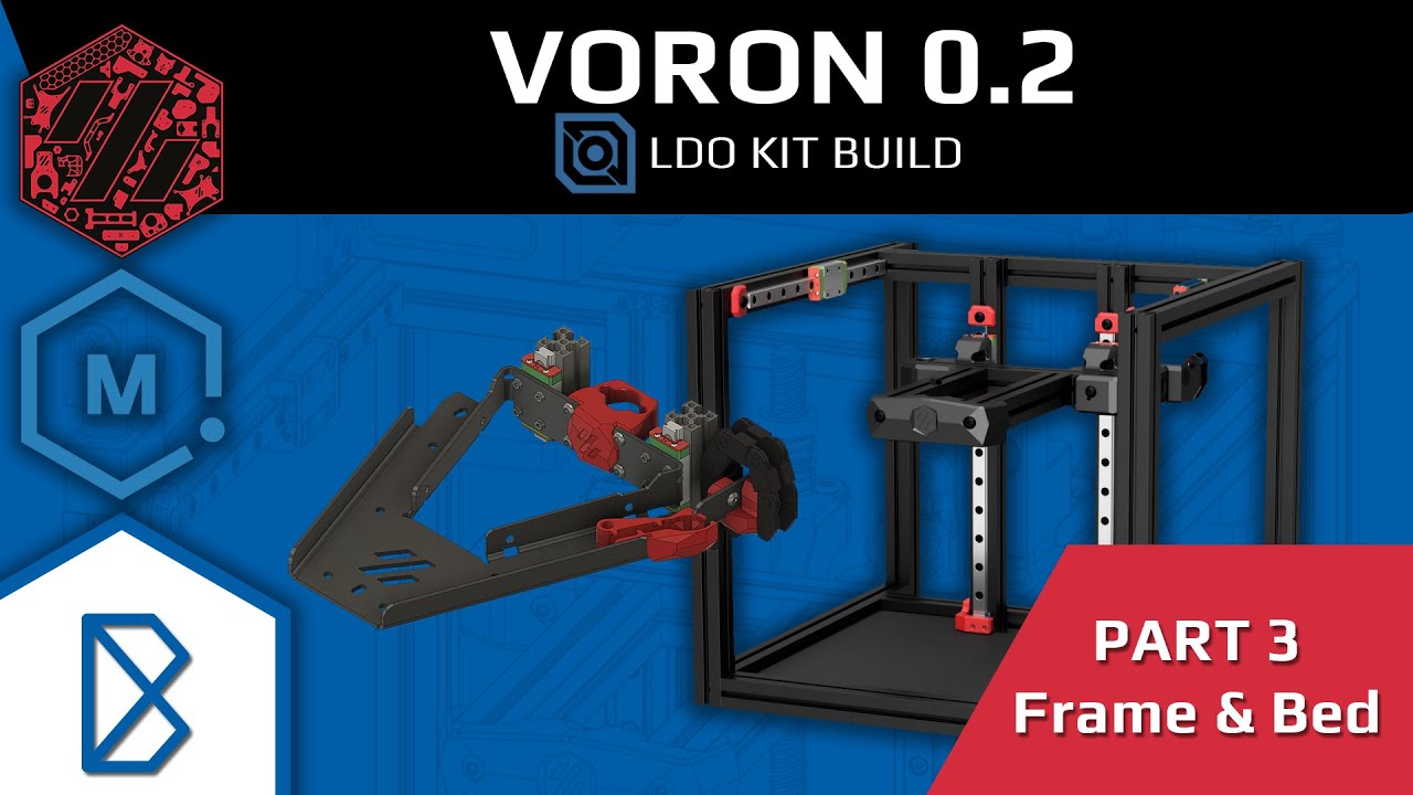 LDO V0.2-S1 Kit Build (MatterHackers) | Part 3 - Frame & Kirigami