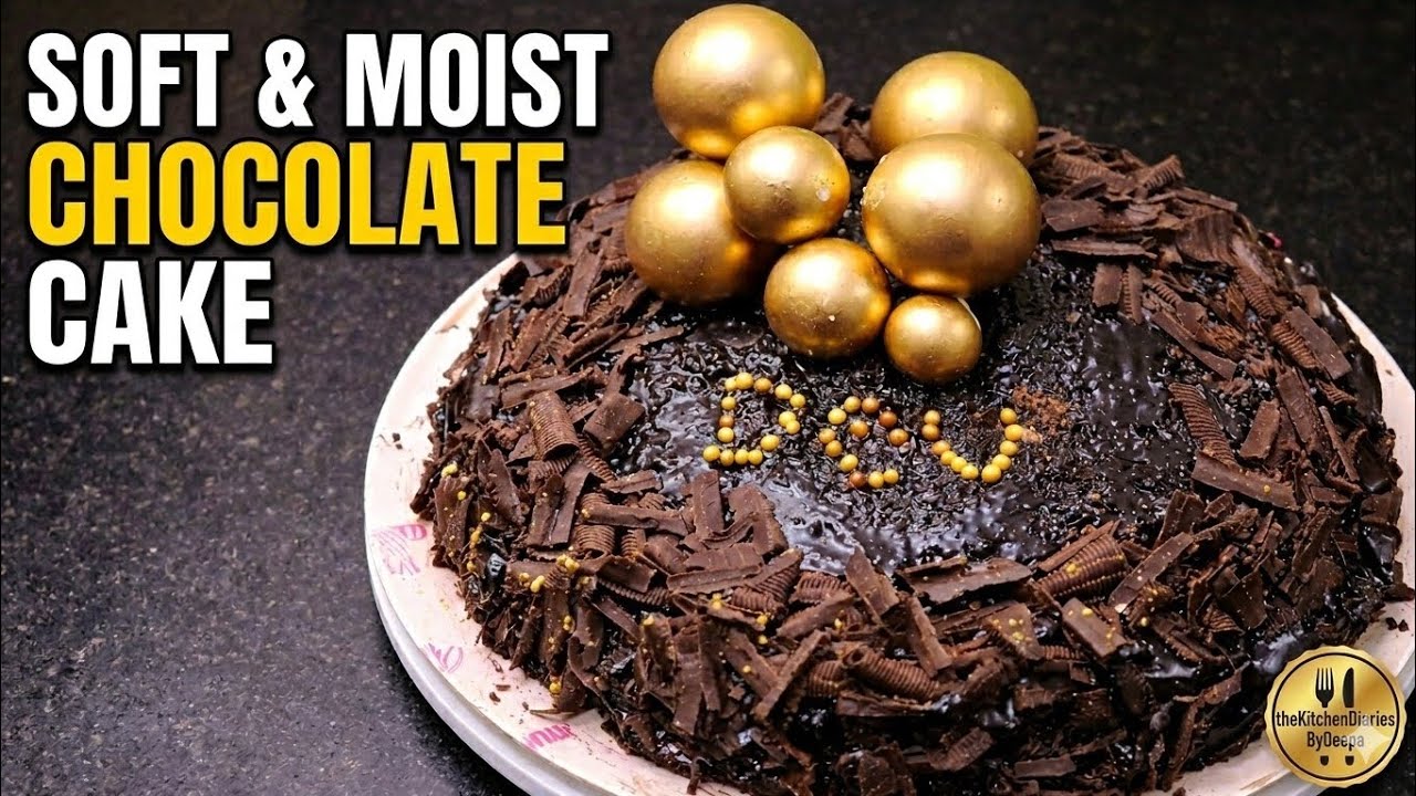 Soft & Moist Perfect Eggless Chocolate Cake Recipe 😋@Home #cake #chocolatecake #eglesscake 