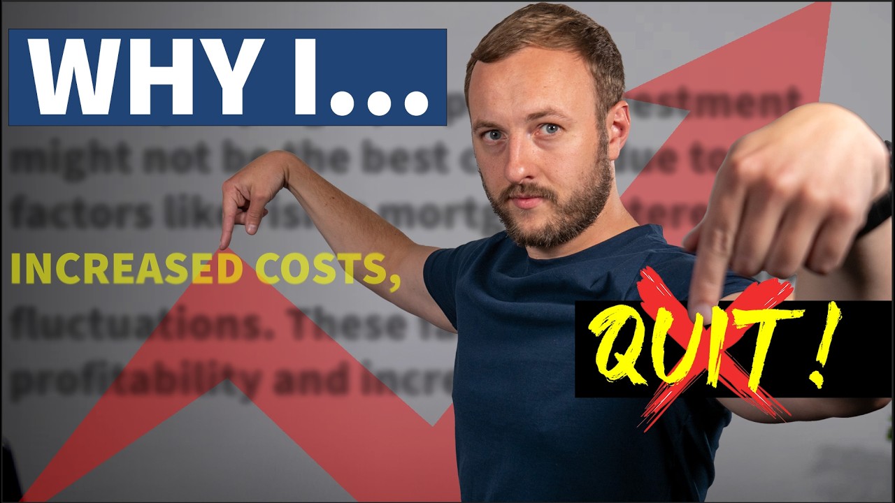 I STOPPED INVESTING in property... And now my life has changed...