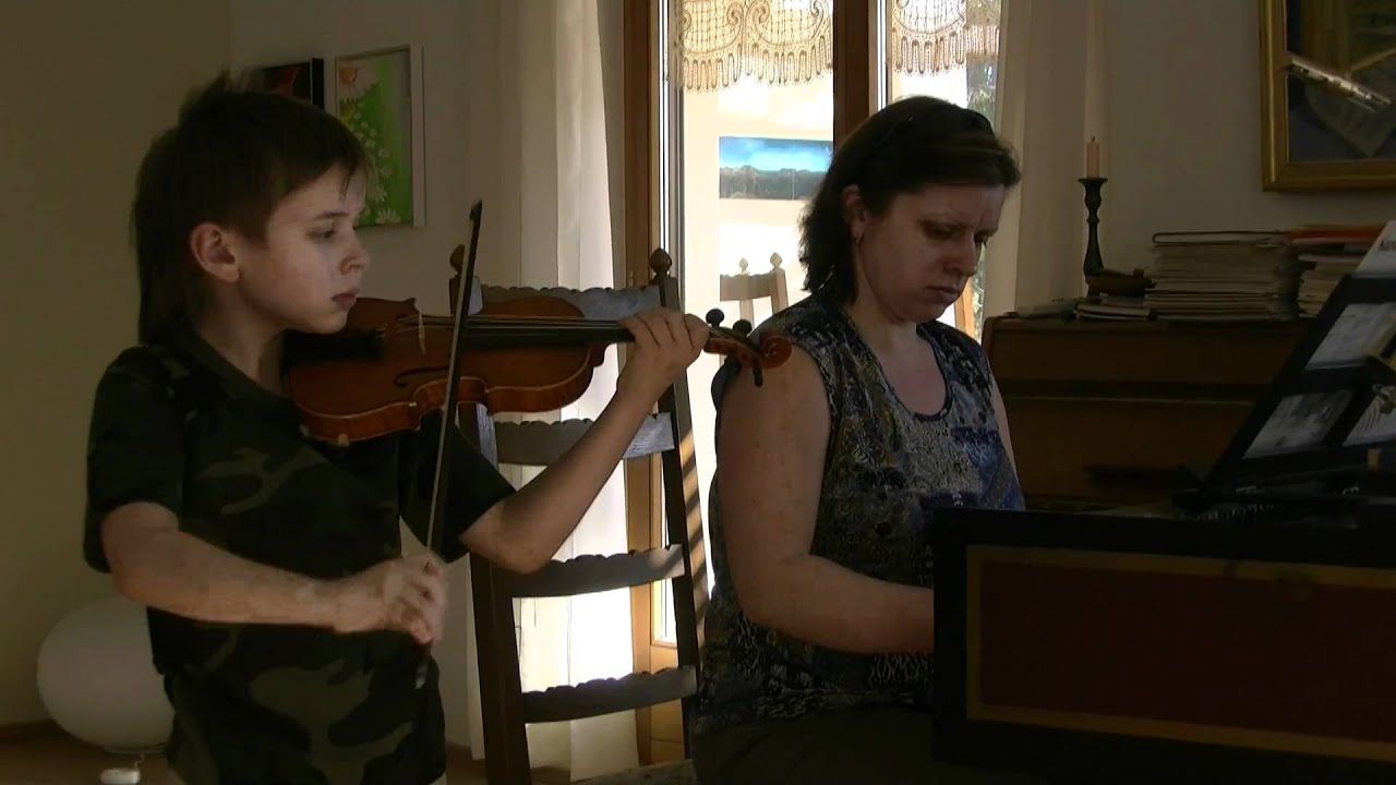 J.S. Bach - Minuett in G f&uuml;r Violine I Geigenunterricht bei K. Timokhina