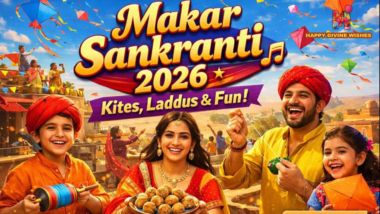 Kites, Laddus & Fun! – Makar Sankranti Song 2026 🎵🪁