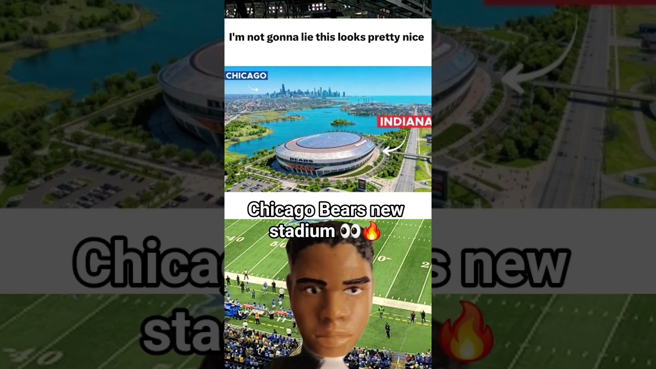 Chicago Bears new stadium 👀🔥