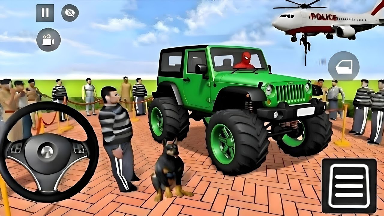 😊Android Gameplay | 3D Drawing Game Indian Thift Auto Simulator | Spider man Purchase new Super 🌟Car