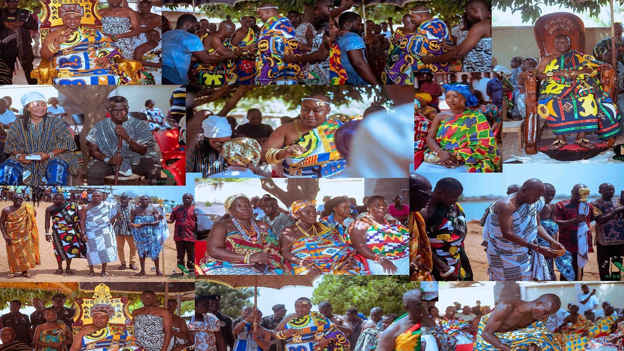 HRM Ohempon Dr Yeboah Asiamah visits Nana Mprah Besemuna III, Paramount Chief of Kete-Krachi