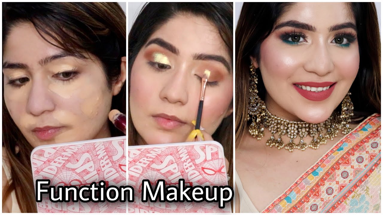 How To Do Function Makeup At Home (Step By Step Makeup) For Beginners