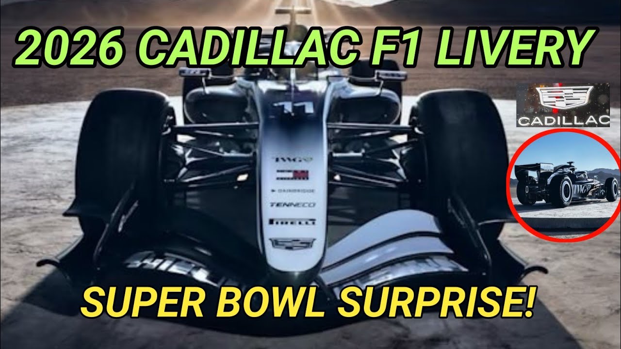 Cadillac Reveals Its 2026 F1 Livery During Super Bowl: A Bold New Black-and-Grey Look