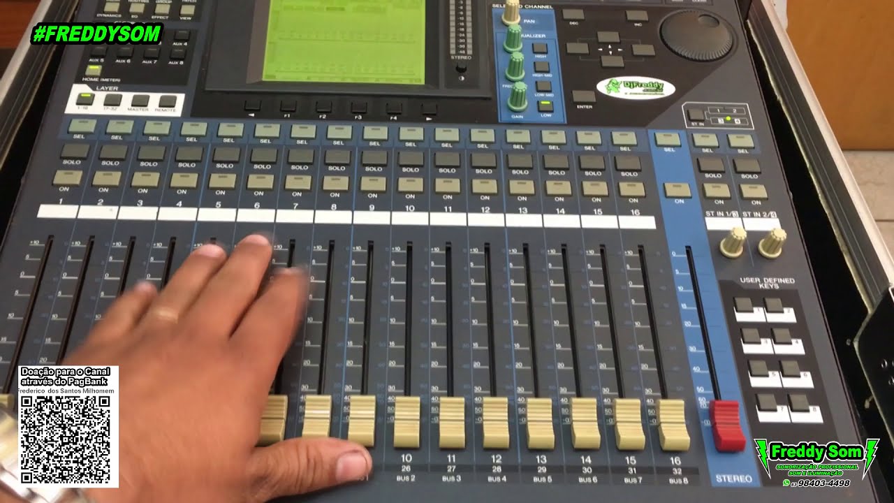 ENVIANDO AUDIO VIA USB NA 01V96i parte 01