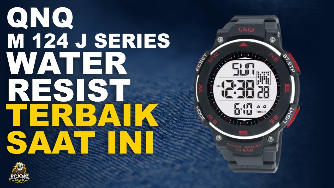 Q&Q M 124 J SERIES : JAM Q&Q WATER RESIST TERBAIK SAAT INI TERBARU (2022)