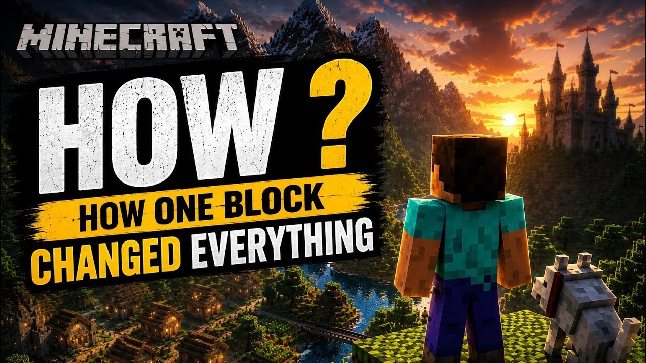 How One Block Changed Gaming Forever | The Story of Minecraft