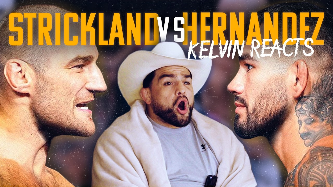 KELVIN GASTELUM REACTS - SEAN STRICKLAND vs ANTHONY HERNANDEZ | Full Fight Breakdown