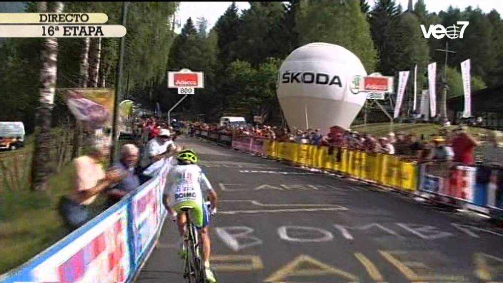 GIRO 2011 Cronoescalada (2/2) - Alberto Contador - ganador - maglia rosa