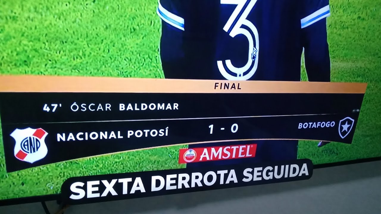 NACIONAL POTOSÍ 1x0 BOTAFOGO | Time horroroso,  perder é a sua arte!
