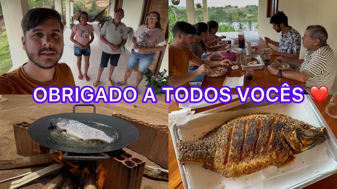 DIA ESPECIAL COM TILÁPIA NO DISCO DE ARADO | AGRADECENDO A CADA UM DE VOCÊS !!! 🙌