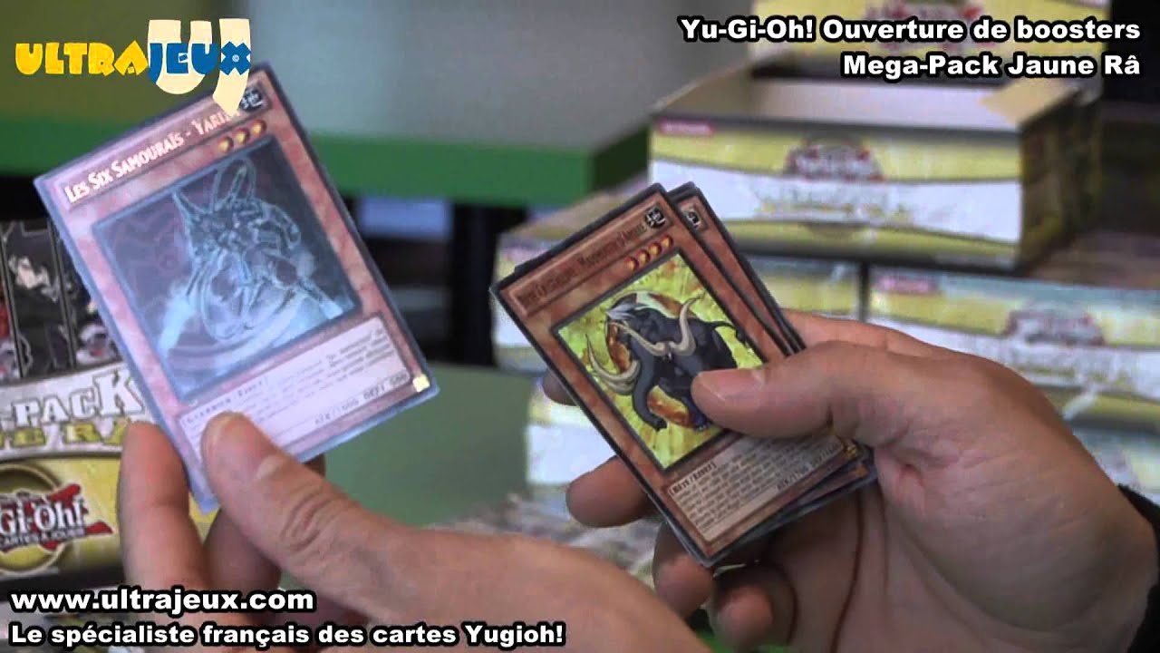 Yugioh! 2012 Edition Mega-Pack Jaune Râ - www.ultrajeux.com (Open the Box)