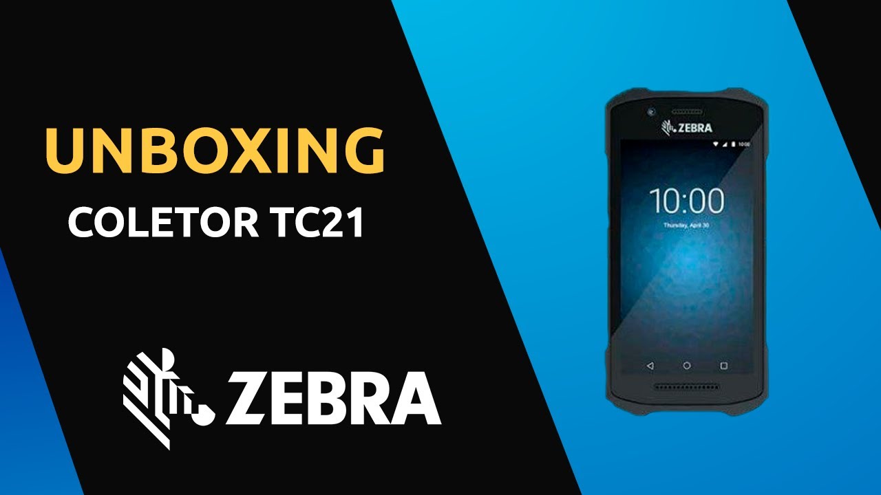 Unboxing do Coletor TC21 Zebra