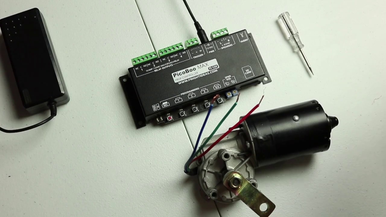 How To Wire a Wiper Motor To a Picaboo Controller