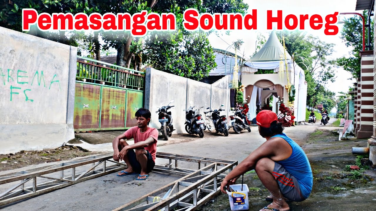 🔴Live pemasangan sound system di rumah bpk kamituwo