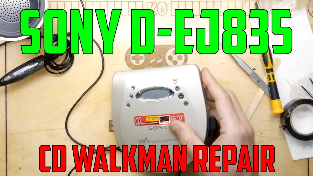 Sony D-EJ835 CD Walkman Repair