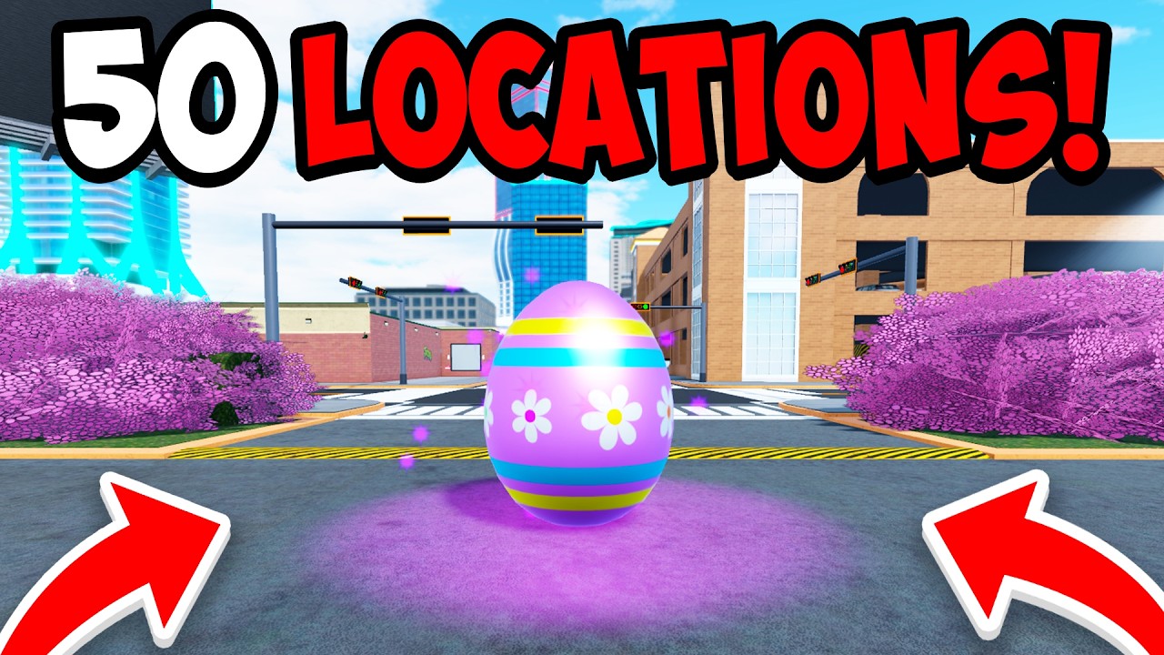 ВСЕ 50 МЕСТ РАСПОЛОЖЕНИЯ ЯИЦ В РЕАЛИСТИЧНОМ ВОЖДЕНИИ АВТОМОБИЛЯ! (Реалистичная охота за пасхальны...