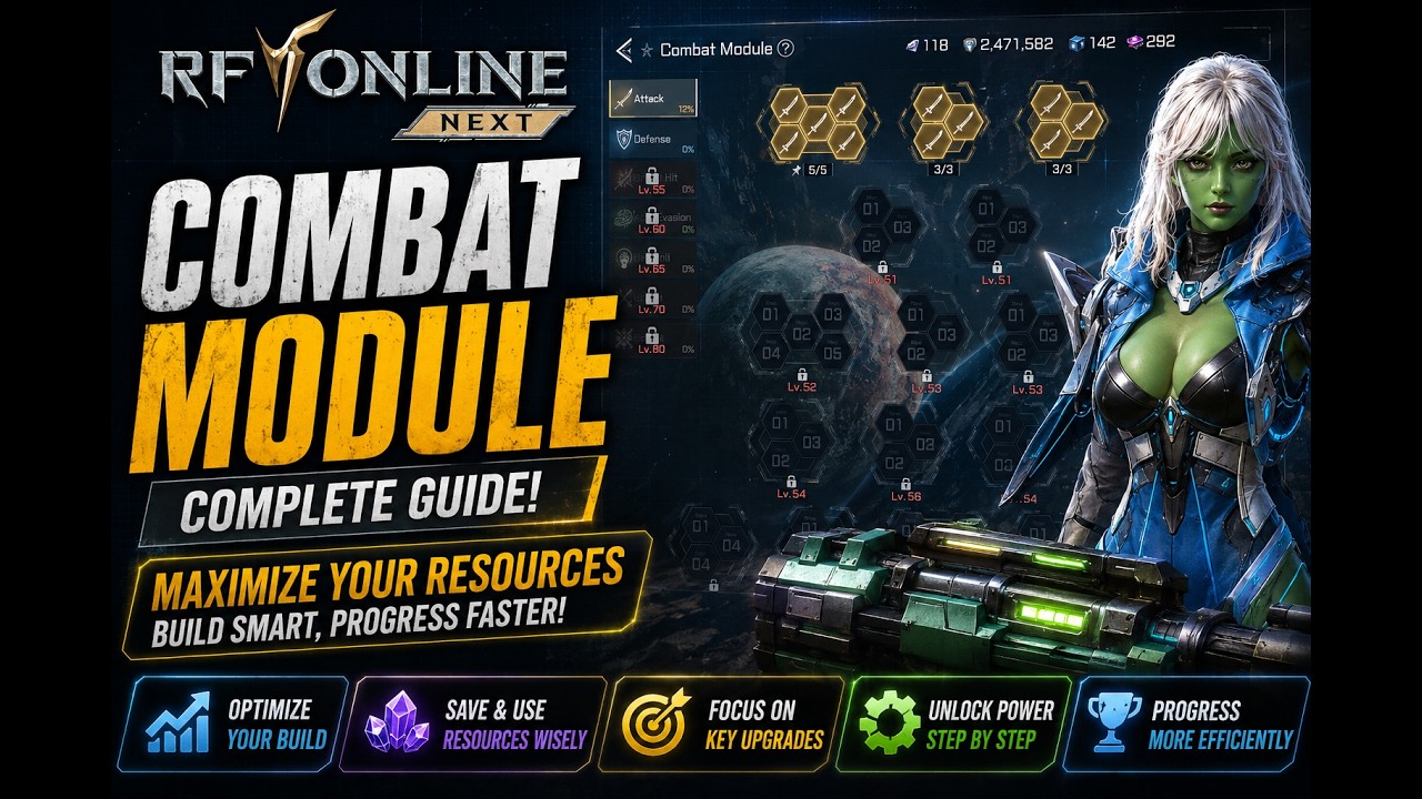RF Online Next - Combat Module Ultimate Guide! Maximize Resources!