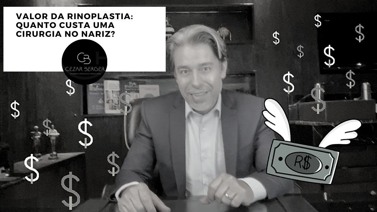 VALOR DA RINOPLASTIA Quanto custa uma Cirurgia no Nariz?