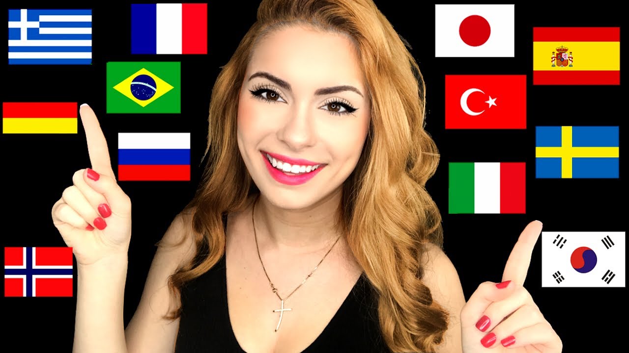 ASMR in 30 DIFFERENT LANGUAGES ❤️ (French, Korean, German, Russian, Portuguese...)