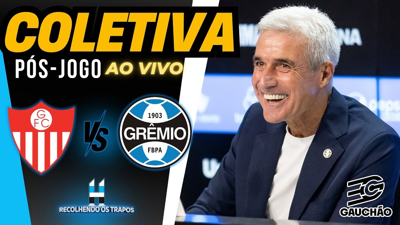 COLETIVA DE LUÍS CASTRO - PÓS JOGO - GUARANY X GRÊMIO - GAUCHÃO 2026 🔵⚪ ⚫ #AOVIVO #GREMIO