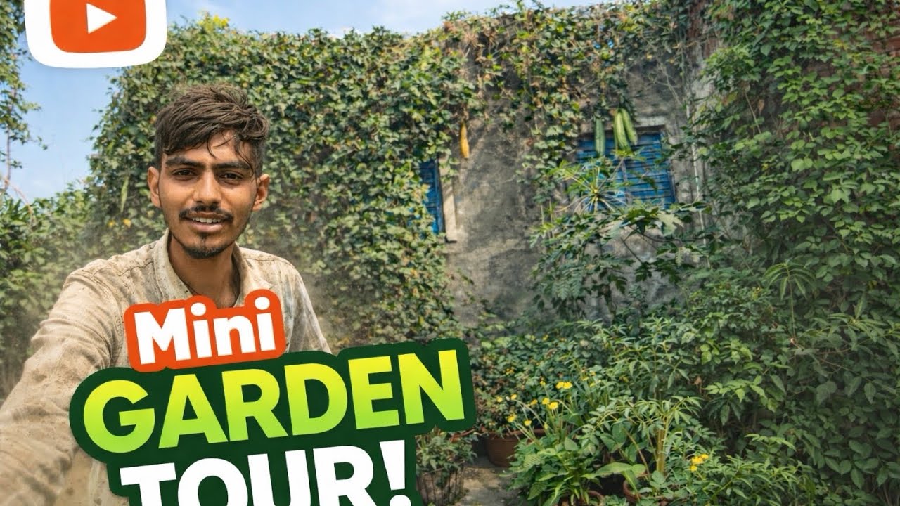Mini garden tour | Sinnu Vlogs 04 