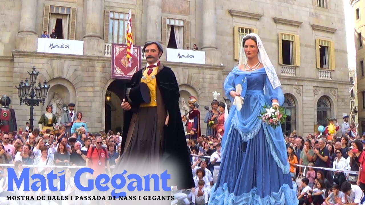 Matí Gegant: Mostra de balls i Passada de nans i gegants - Festes de la Mercè 2024