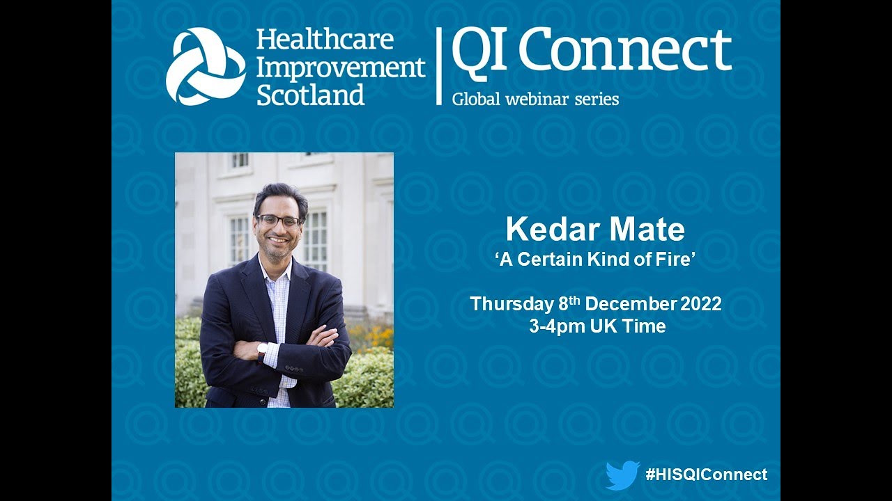 QI Connect with Kedar Mate, Thursday 8th December 2022