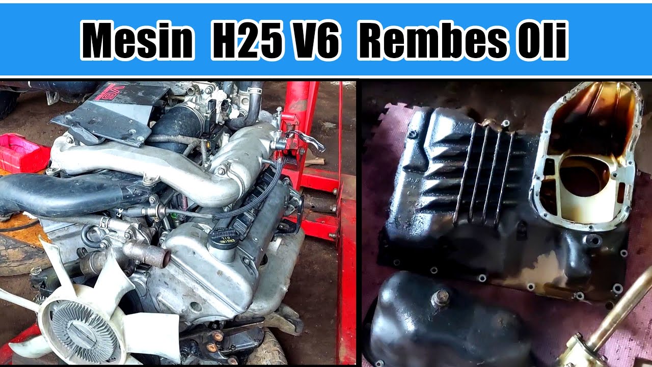Perbaikan MESIN Mobil REMBES Oli ATAS BAWAH Di Mesin V6 2500 Escudo XL7