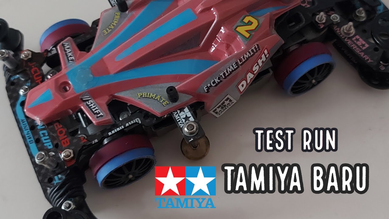 TEST RUN TAMIYA SECOND RASA BARU STO 100 OPEN CLASS [ミニ四駆] MINI 4WD