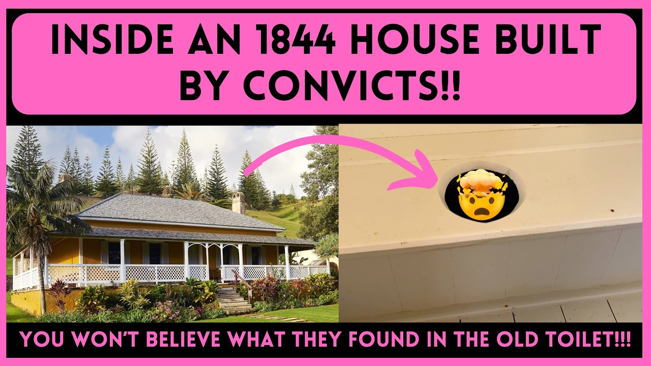 Explore an INCREDIBLE 1844 historic Georgian home built by convicts on Norfolk Island!!