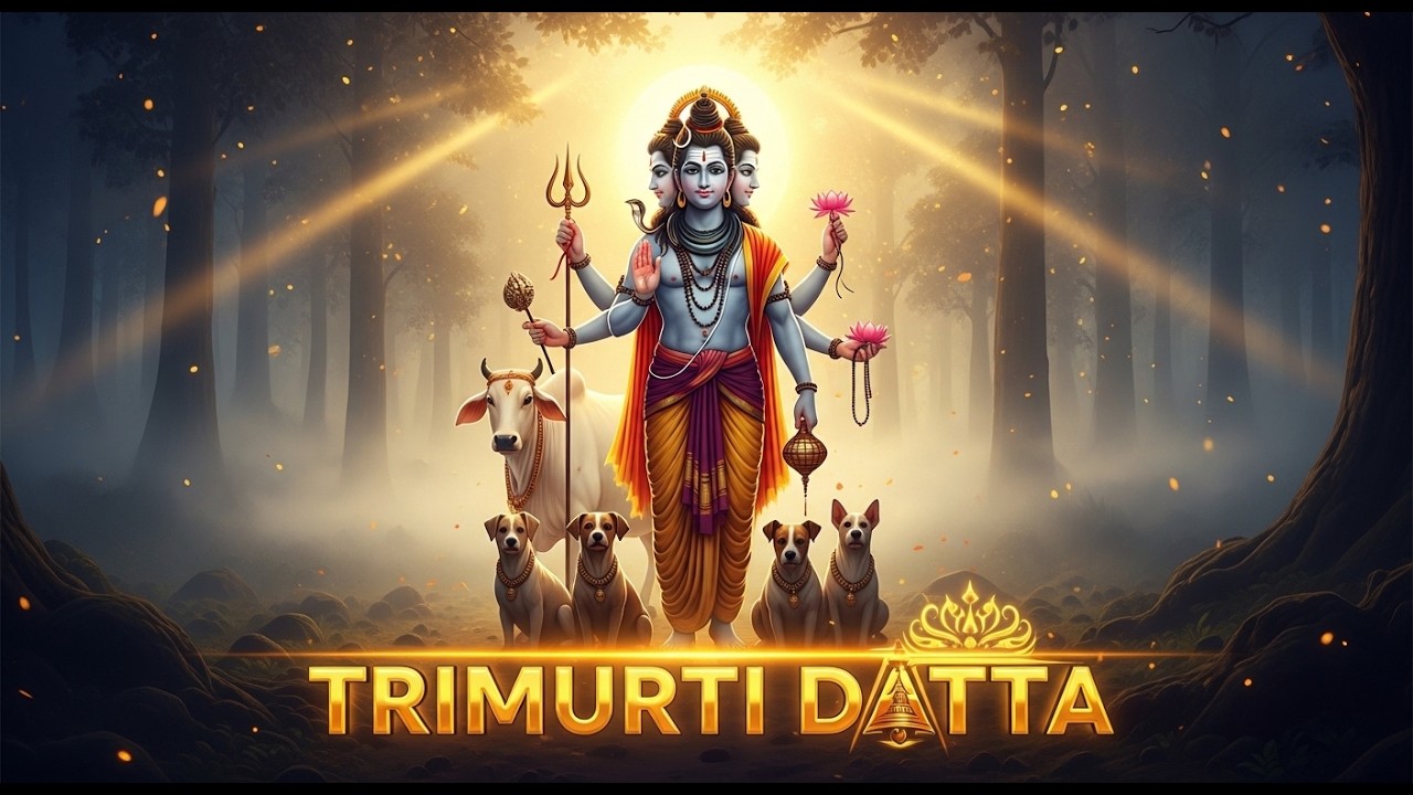 Trimurti Datta Bhagwan | Powerful Dattatreya Bhajan | Jai Guru Datta | Datta Jayanti Special Song