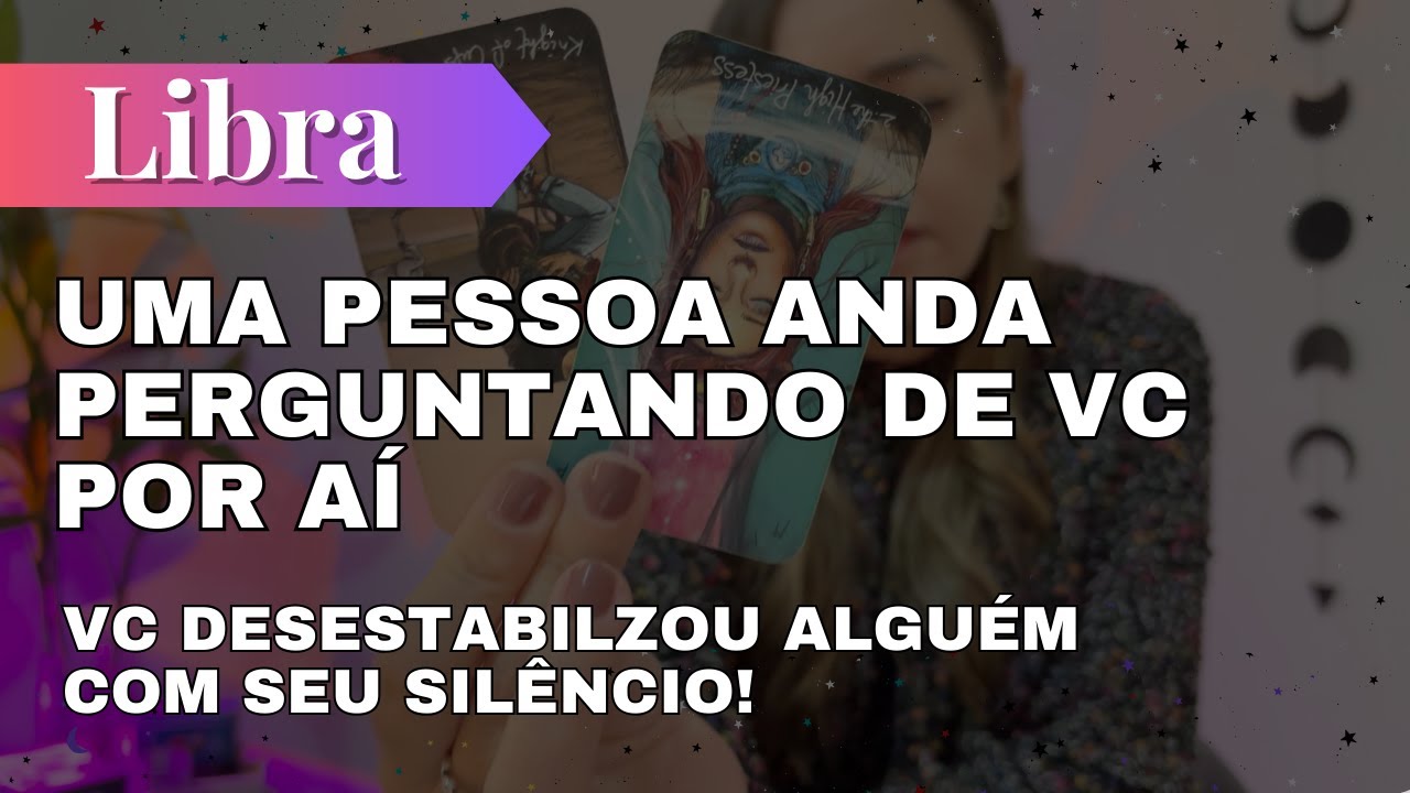 LIBRA✨UMA PESSOA ANDA PERGUNTANDO MUITO DE VC POR AÍ🔥INSISTE EM BATER À SUA PORTA