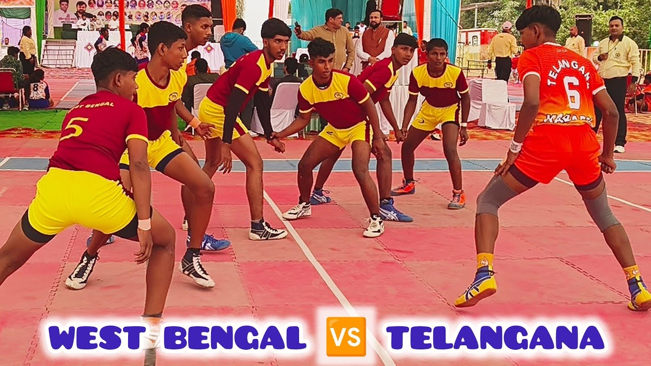 West Bengal 🆚 Telangana || Boys || 35th Sub-Junior National Kabaddi Championship 2025, Haryana 