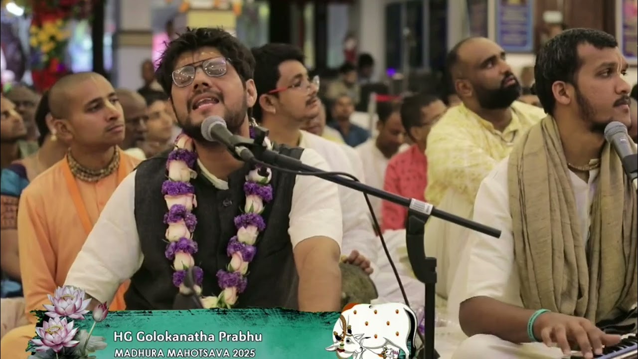 Hg goloknath das - iskcon chennai - madhura mahotsava - heart toching kirtan